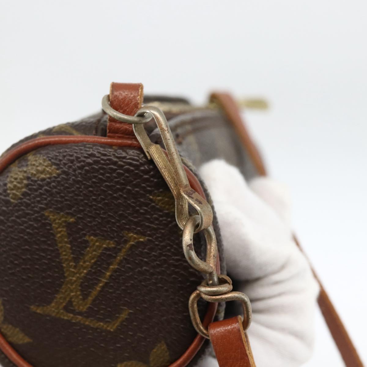 LOUIS VUITTON Monogram Papillon Pouch LV Auth 174151A