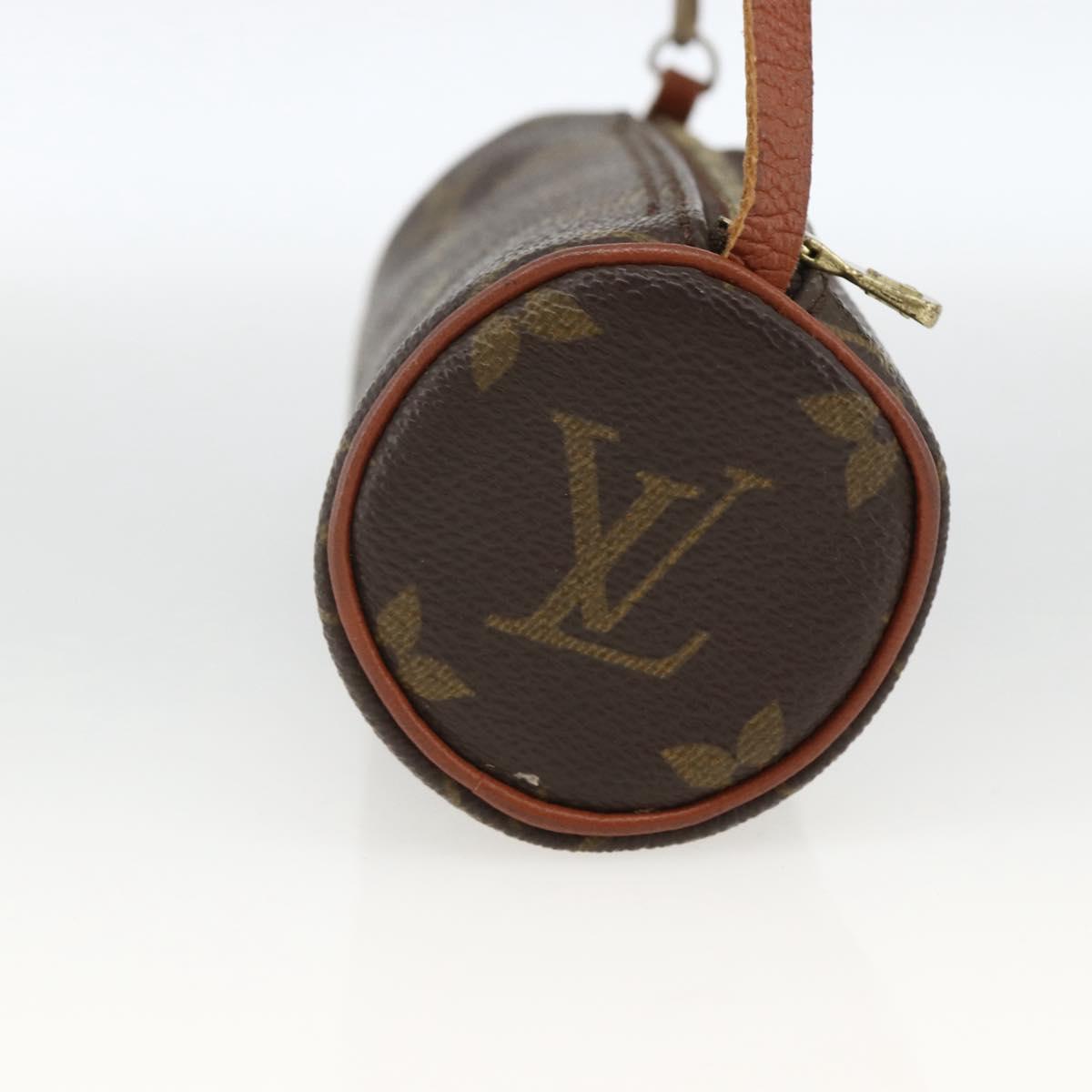 LOUIS VUITTON Monogram Papillon Pouch LV Auth 174151A