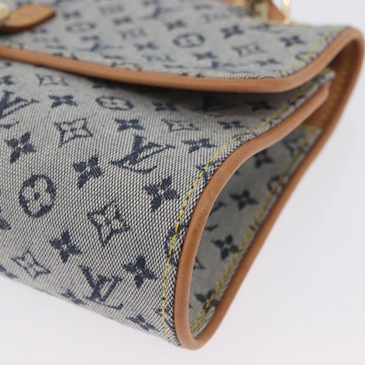 LOUIS VUITTON Monogram Mini Camille Chain Bag Blue M92002 Auth 174152SAV