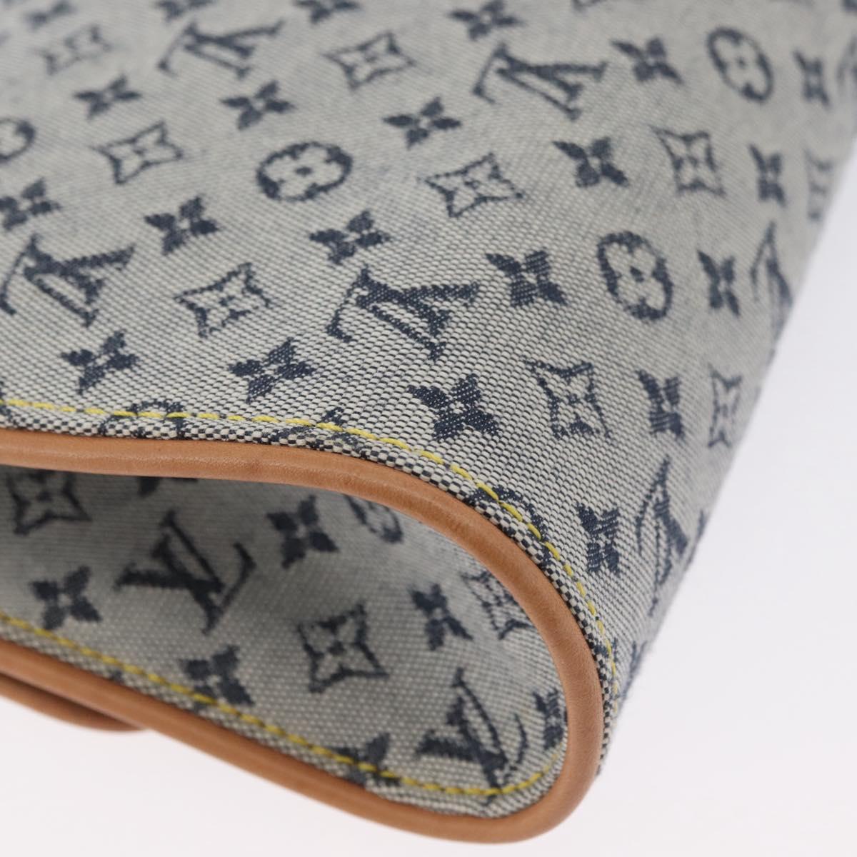 LOUIS VUITTON Monogram Mini Camille Chain Bag Blue M92002 Auth 174152SAV