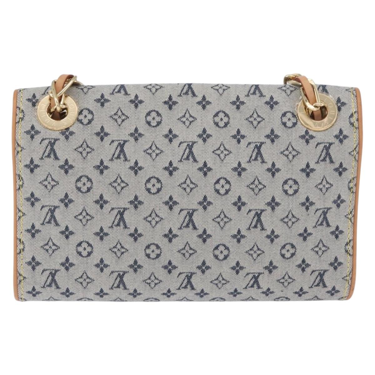 LOUIS VUITTON Monogram Mini Camille Chain Bag Blue M92002 Auth 174152SAV