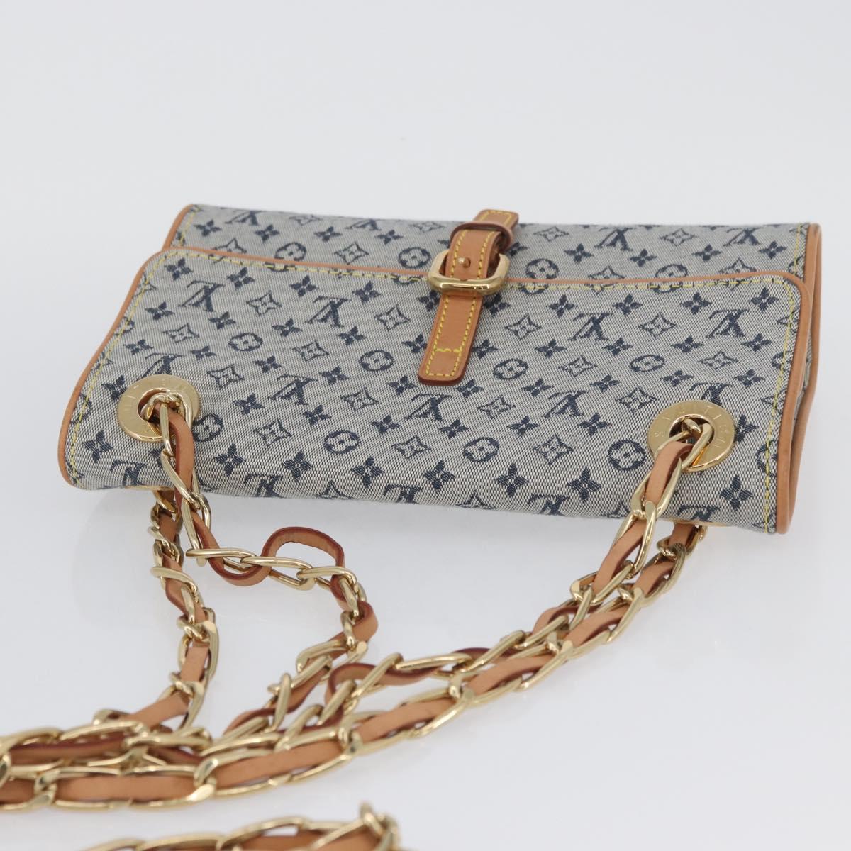 LOUIS VUITTON Monogram Mini Camille Chain Bag Blue M92002 Auth 174152SAV