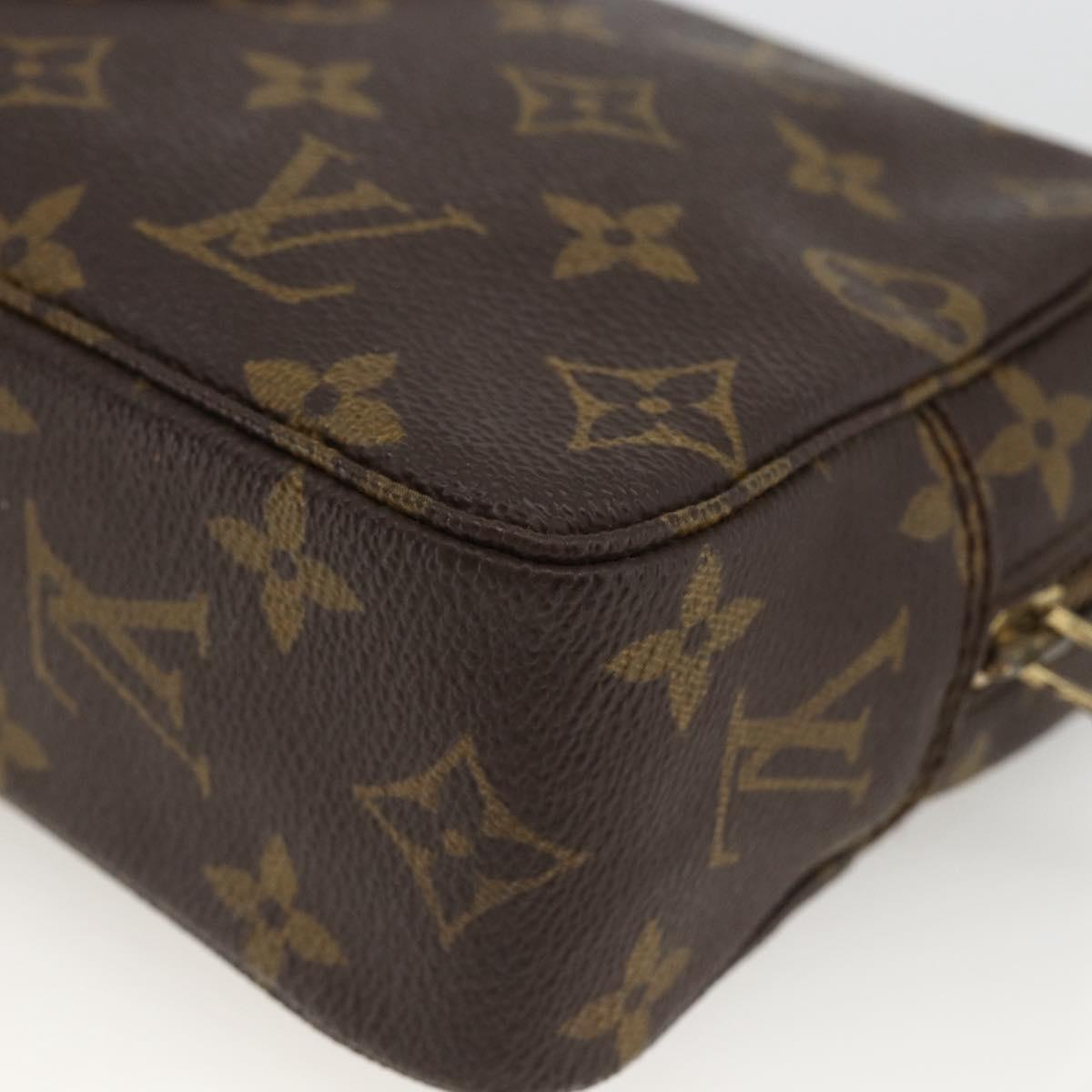 LOUIS VUITTON Monogram Trousse Toilette 18 Pouch M47526 LV Auth 174155A