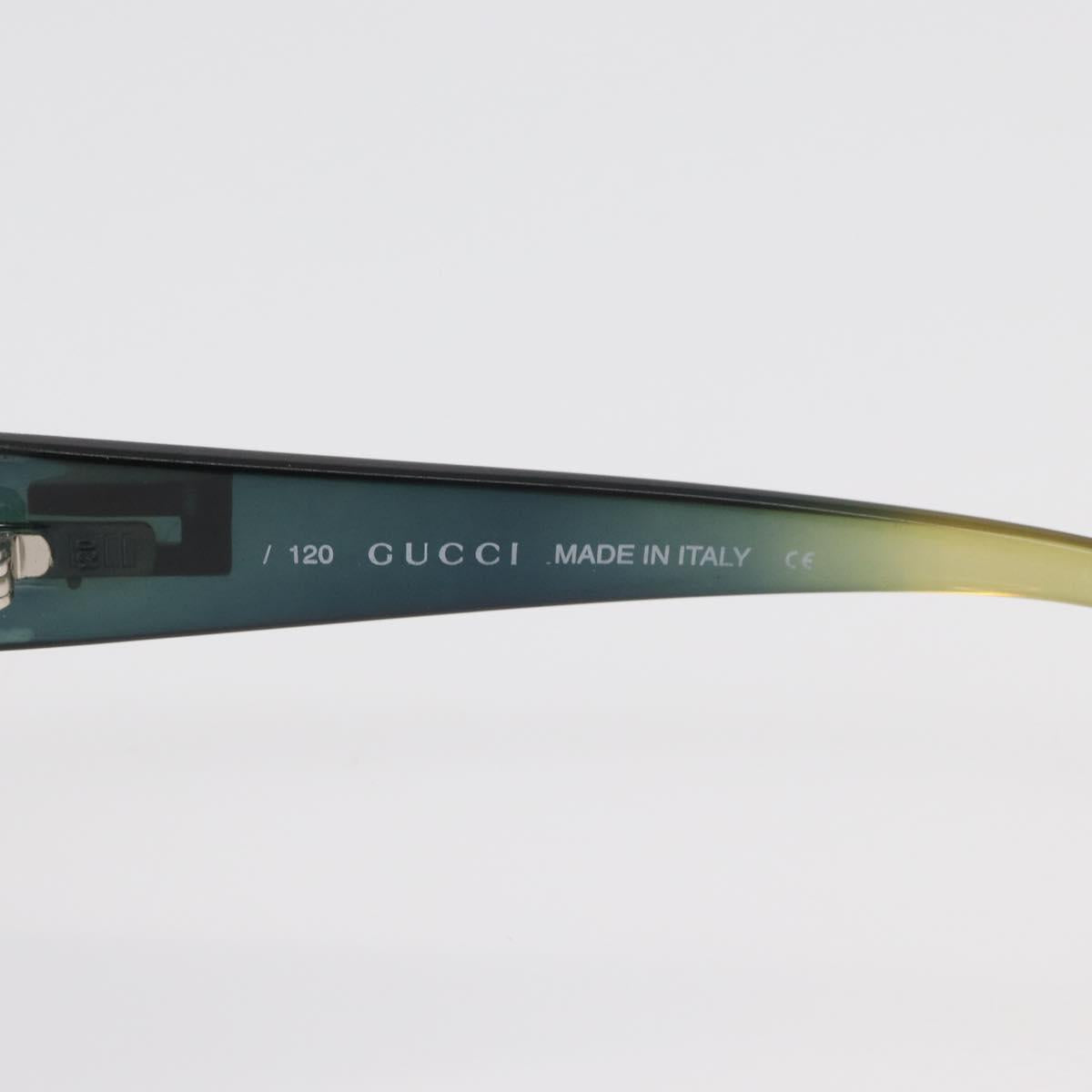 GUCCI Sunglasses plastic Green Auth 174164