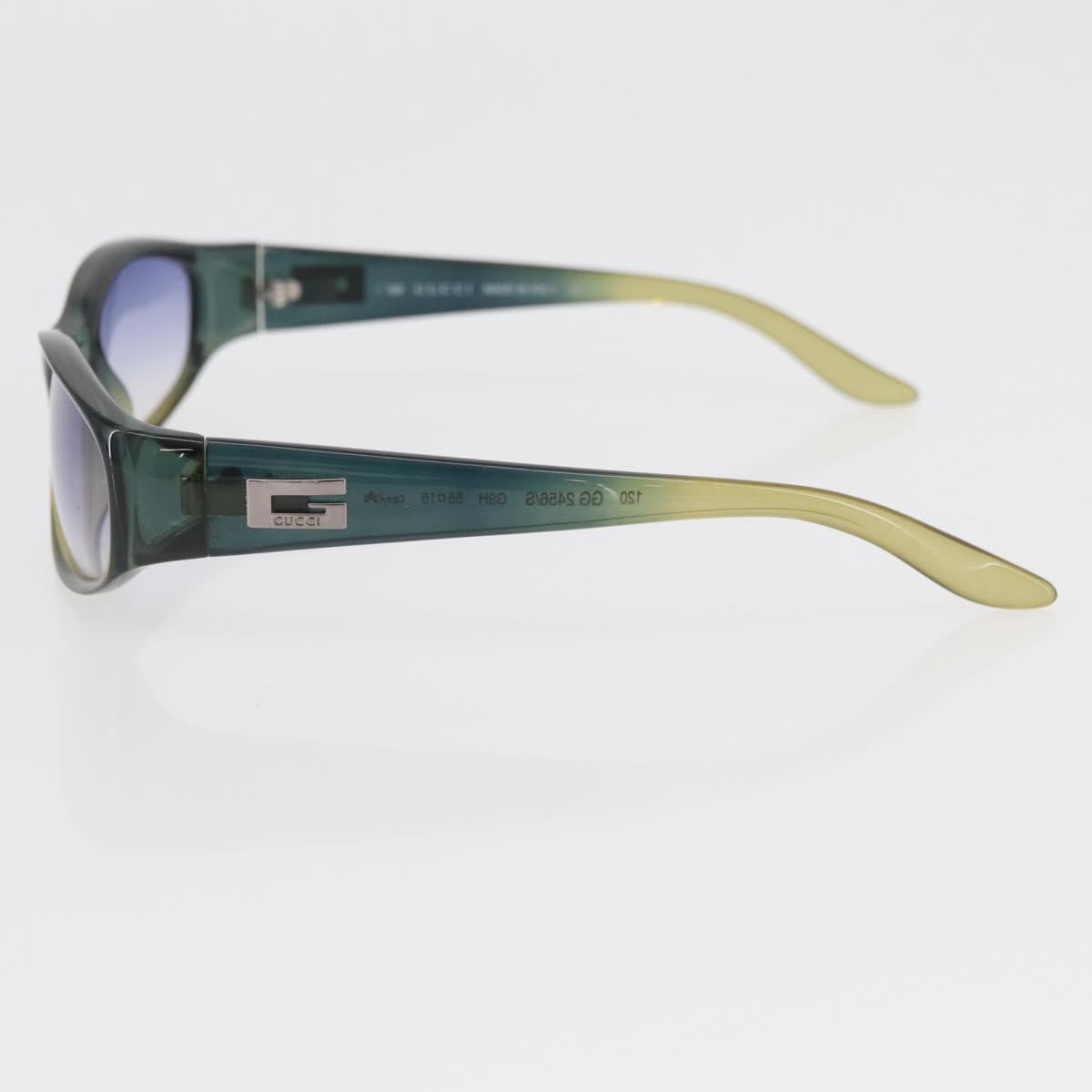 GUCCI Sunglasses plastic Green Auth 174164