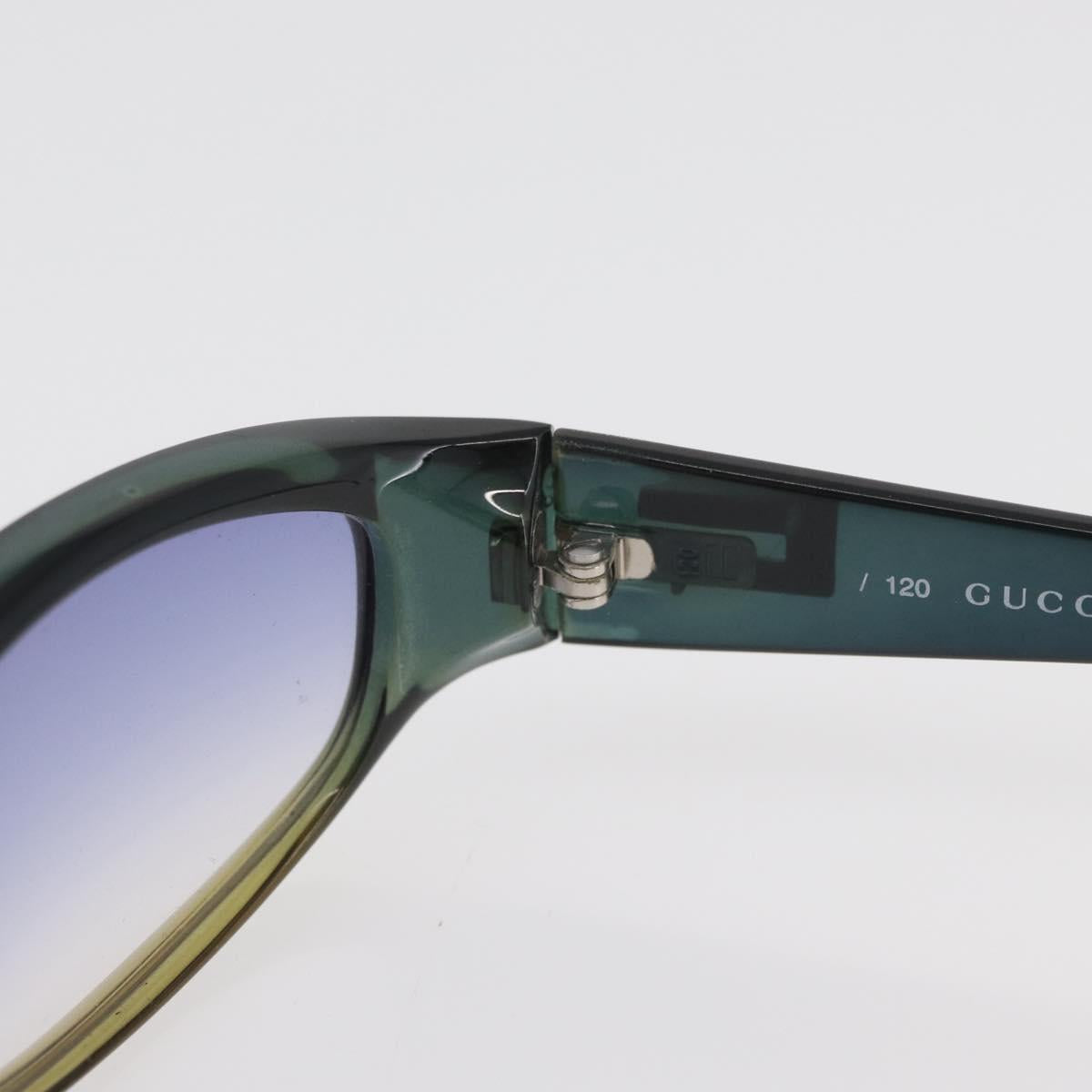 GUCCI Sunglasses plastic Green Auth 174164