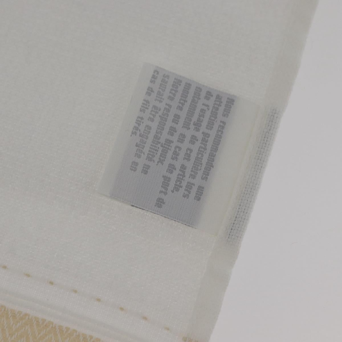 HERMES Hand Towel Cotton White Auth 174173A