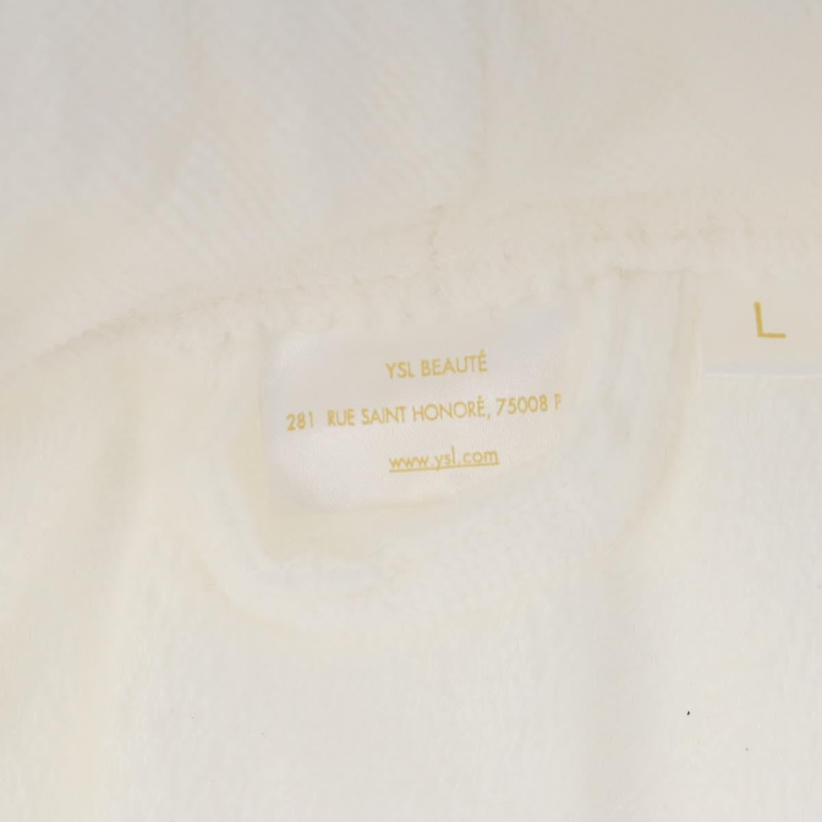 SAINT LAURENT Bathrobe Cotton 2 Set White Auth 174196A