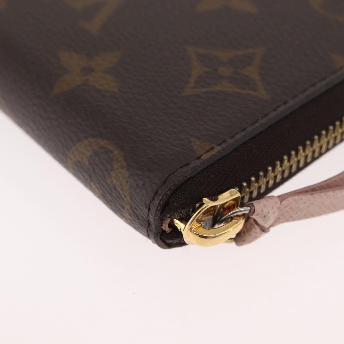 LOUIS VUITTON Monogram Portefeuille Clemence Long Wallet M68314 LV Auth 174300V