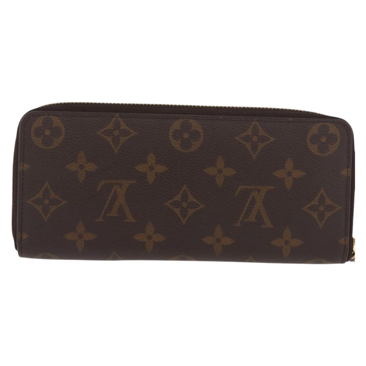 LOUIS VUITTON Monogram Portefeuille Clemence Long Wallet M68314 LV Auth 174300V