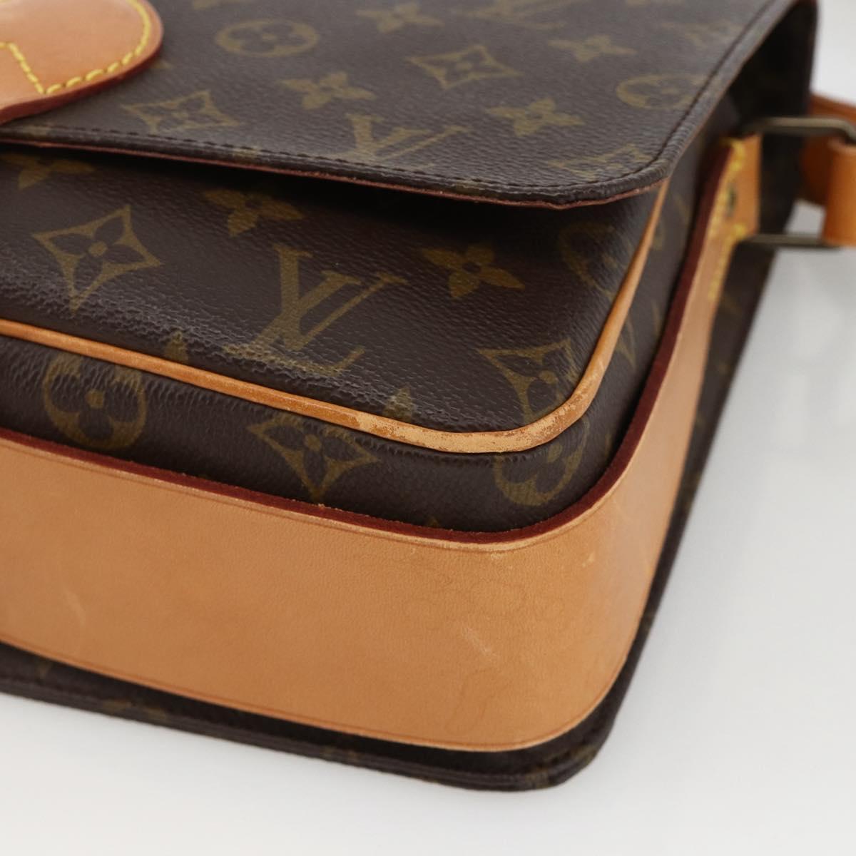 LOUIS VUITTON Monogram Cartouchiere GM Shoulder Bag M51252 LV Auth 174321A