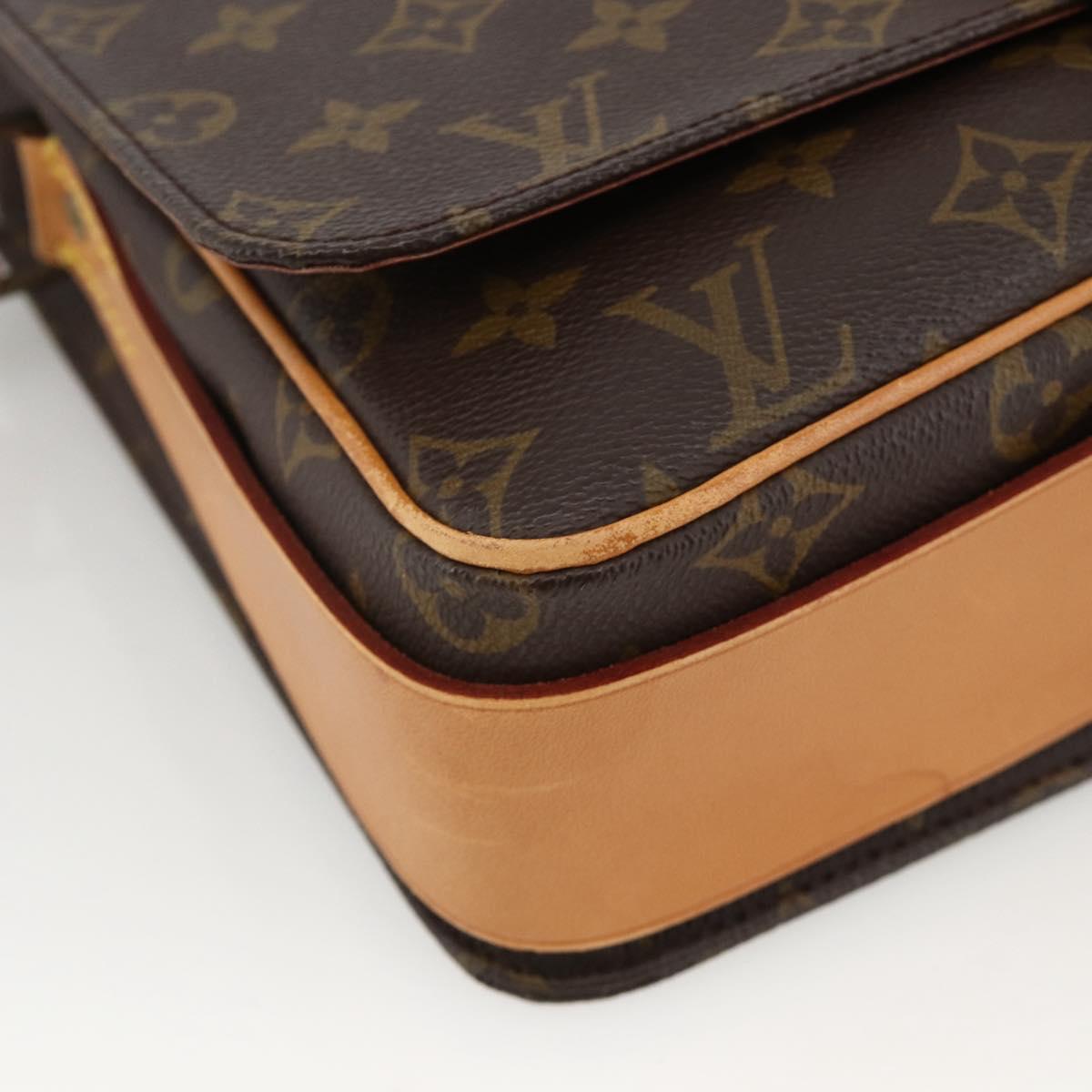 LOUIS VUITTON Monogram Cartouchiere GM Shoulder Bag M51252 LV Auth 174321A