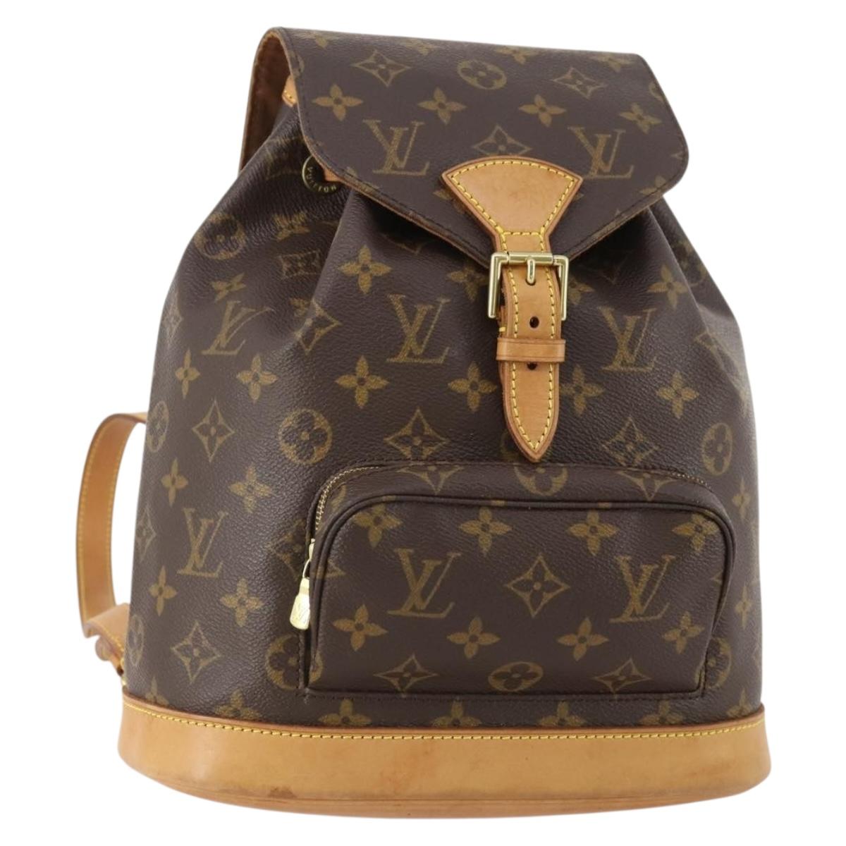 LOUIS VUITTON Monogram Montsouris MM Backpack M51136 LV Auth 174331V