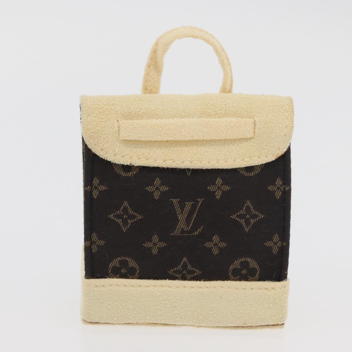 LOUIS VUITTON Groom Doll Stuffed Cotton Gray LV Auth 174344SM