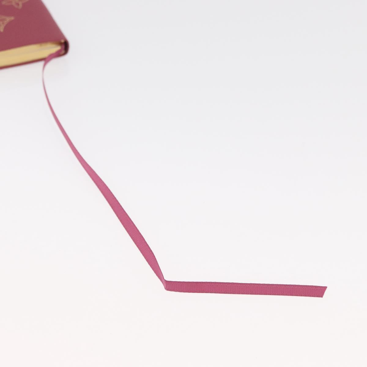 LOUIS VUITTON Monogram Vivienne Planner Pink LV Auth 174359M