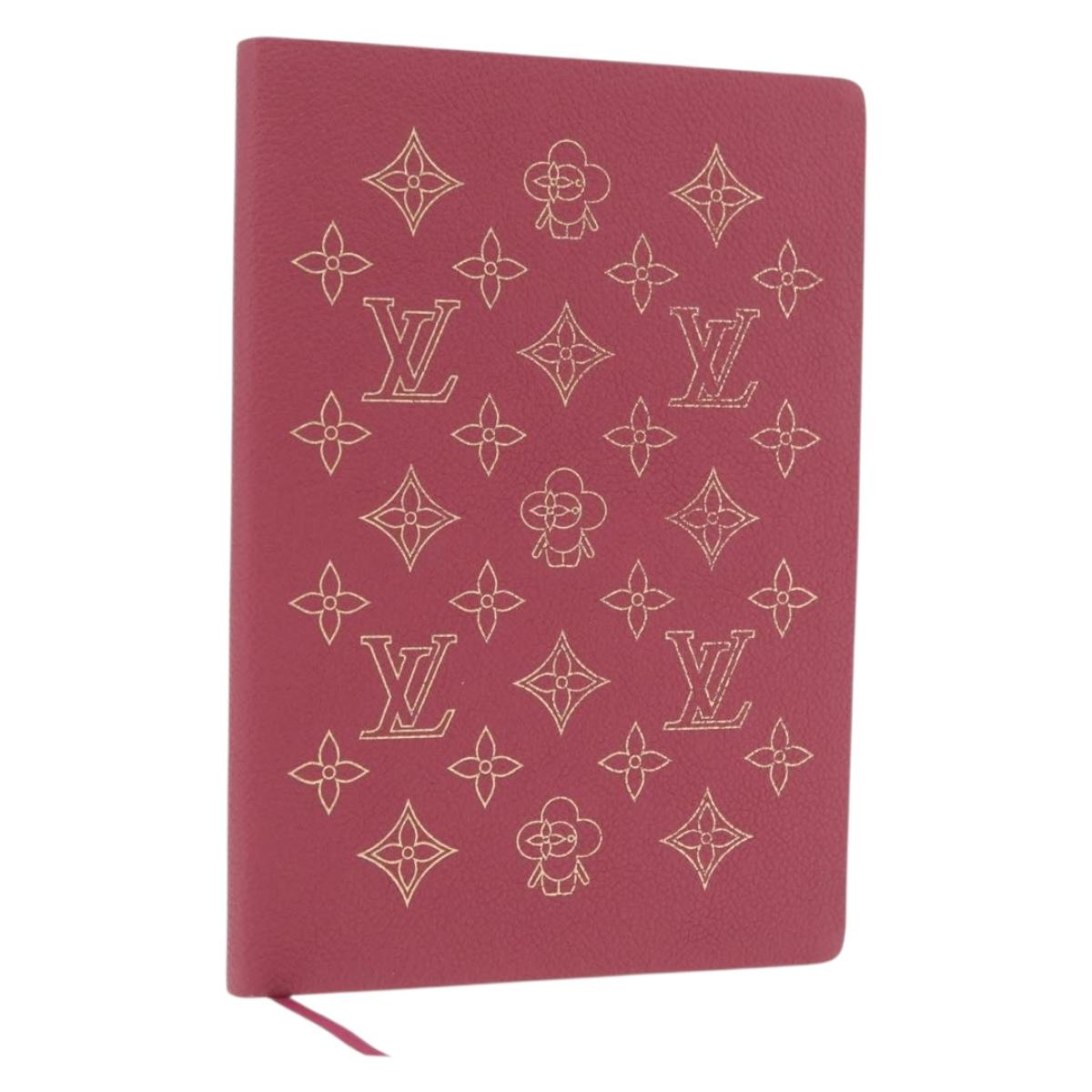 LOUIS VUITTON Monogram Vivienne Planner Pink LV Auth 174359M