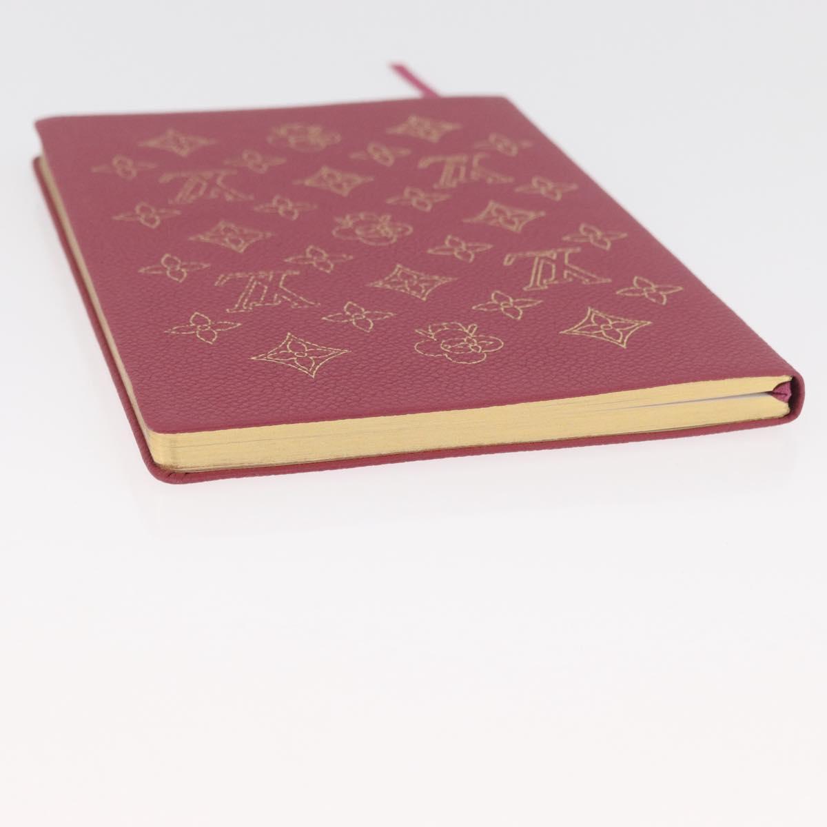 LOUIS VUITTON Monogram Vivienne Planner Pink LV Auth 174359M