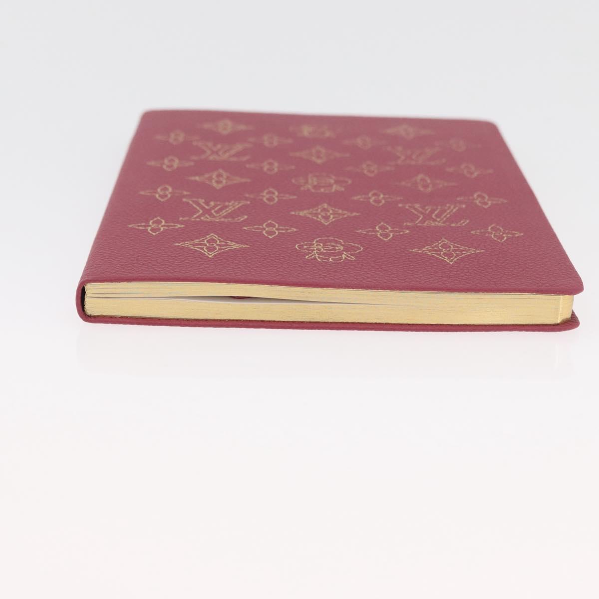 LOUIS VUITTON Monogram Vivienne Planner Pink LV Auth 174359M