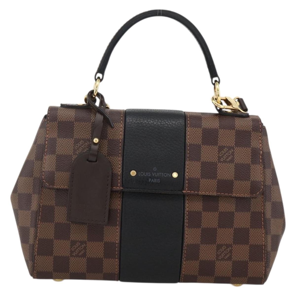 LOUIS VUITTON Damier Ebene Bond Street BB Hand Bag 2way N41073 LV Auth 174427SAV