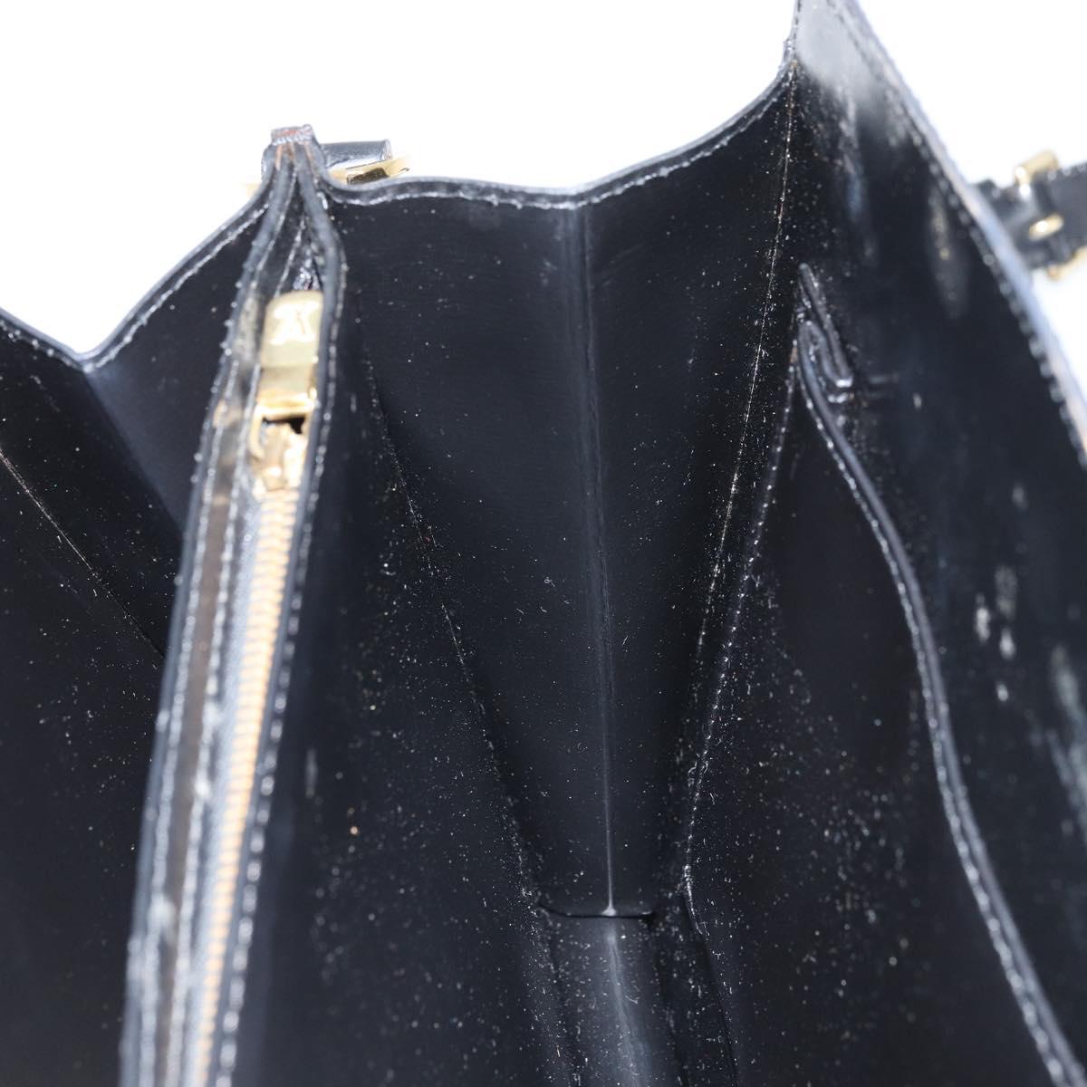 LOUIS VUITTON Epi Capuchin Shoulder Bag Black M52342 LV Auth 174442