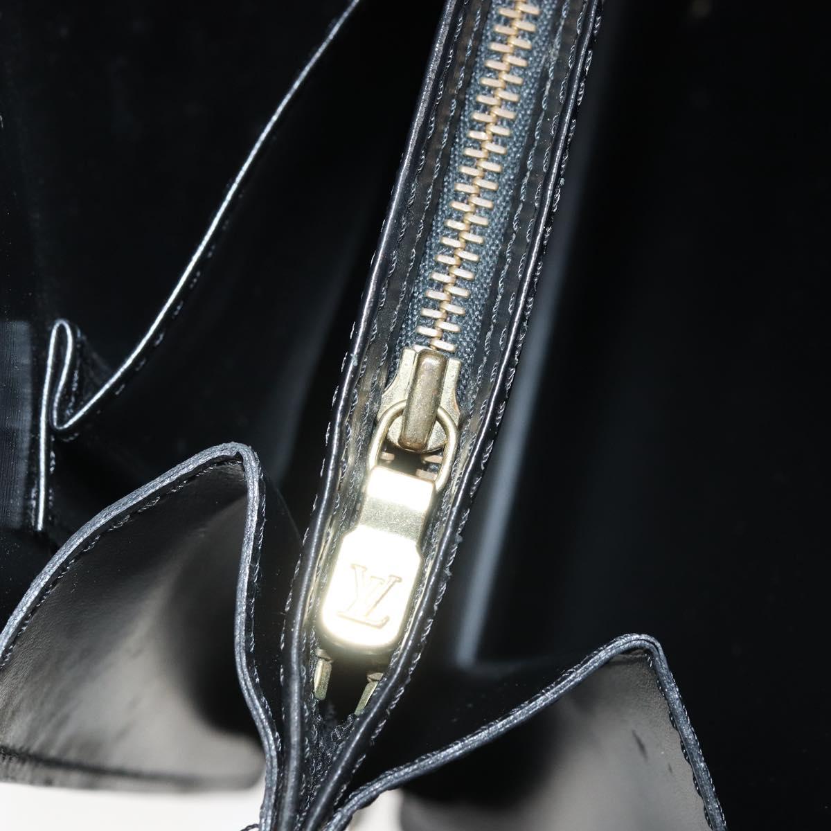 LOUIS VUITTON Epi Capuchin Shoulder Bag Black M52342 LV Auth 174442