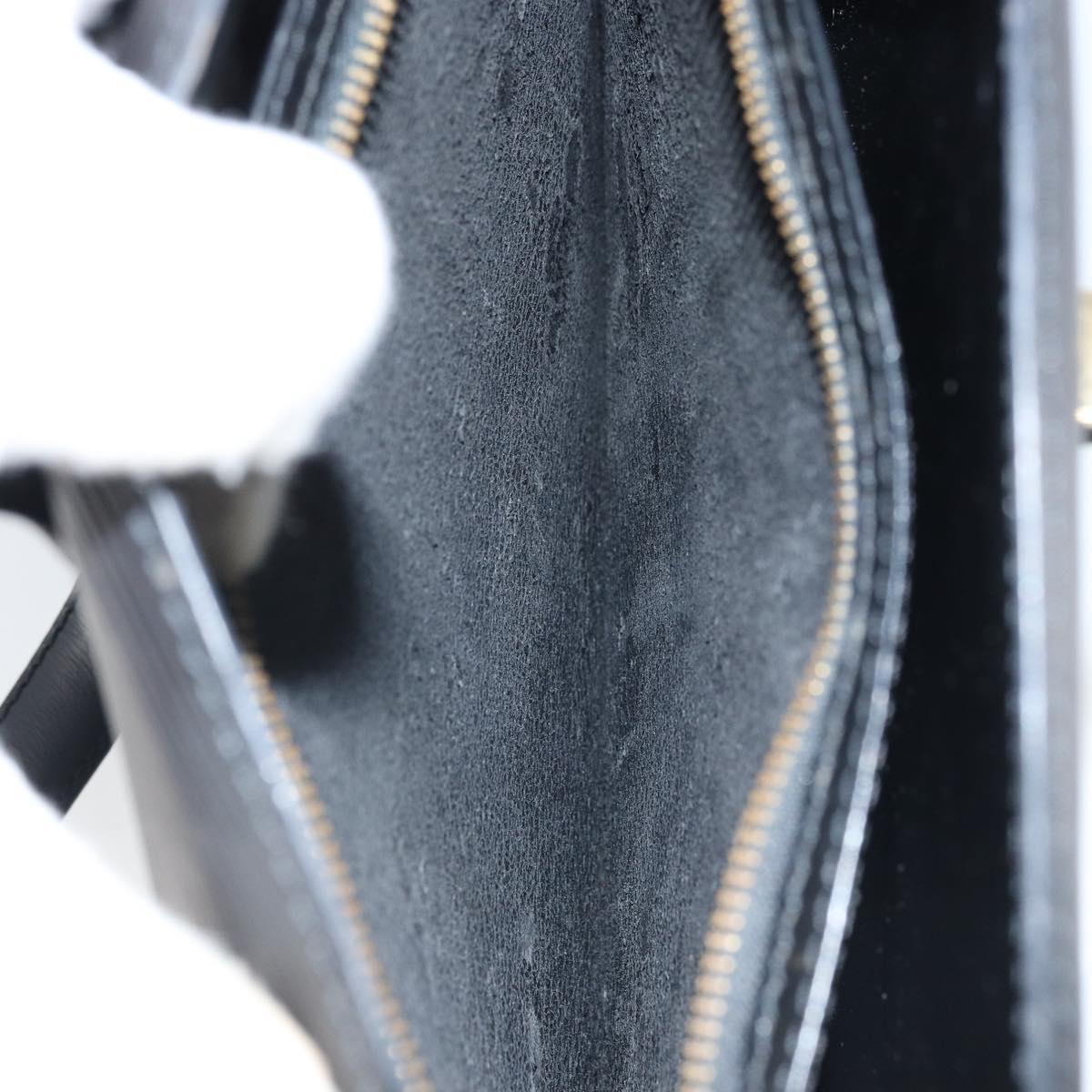 LOUIS VUITTON Epi Capuchin Shoulder Bag Black M52342 LV Auth 174442