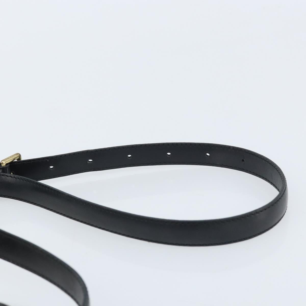 LOUIS VUITTON Epi Capuchin Shoulder Bag Black M52342 LV Auth 174442