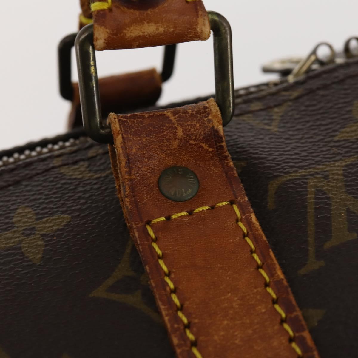 LOUIS VUITTON Monogram Keepall Bandouliere 50 Boston Bag M41416 LV Auth 174446