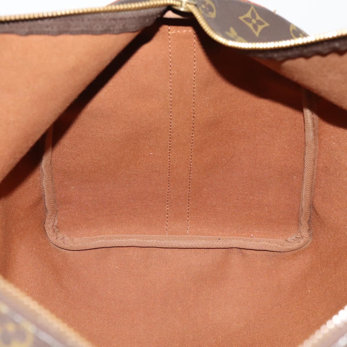 LOUIS VUITTON Monogram Keepall Bandouliere 50 Boston Bag M41416 LV Auth 174446