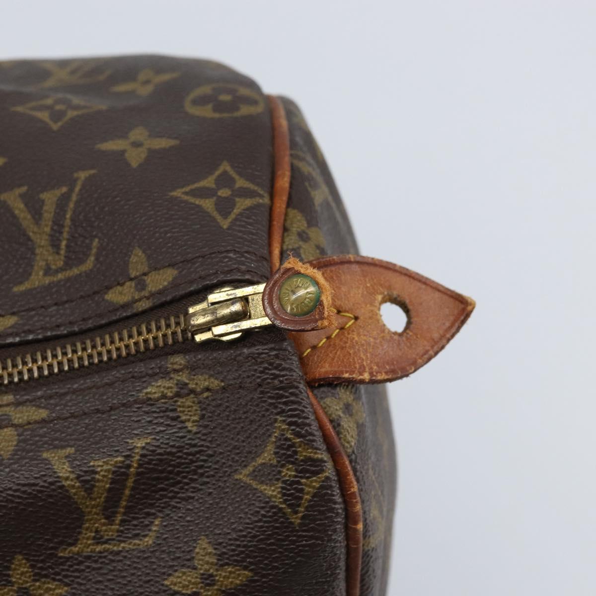 LOUIS VUITTON Monogram Speedy 40 Hand Bag M41522 LV Auth 174447
