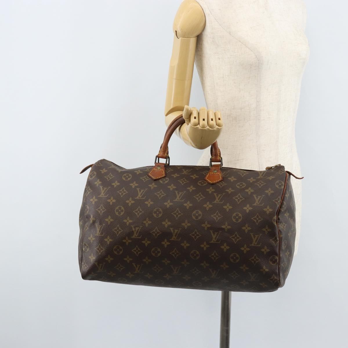 LOUIS VUITTON Monogram Speedy 40 Hand Bag M41522 LV Auth 174447