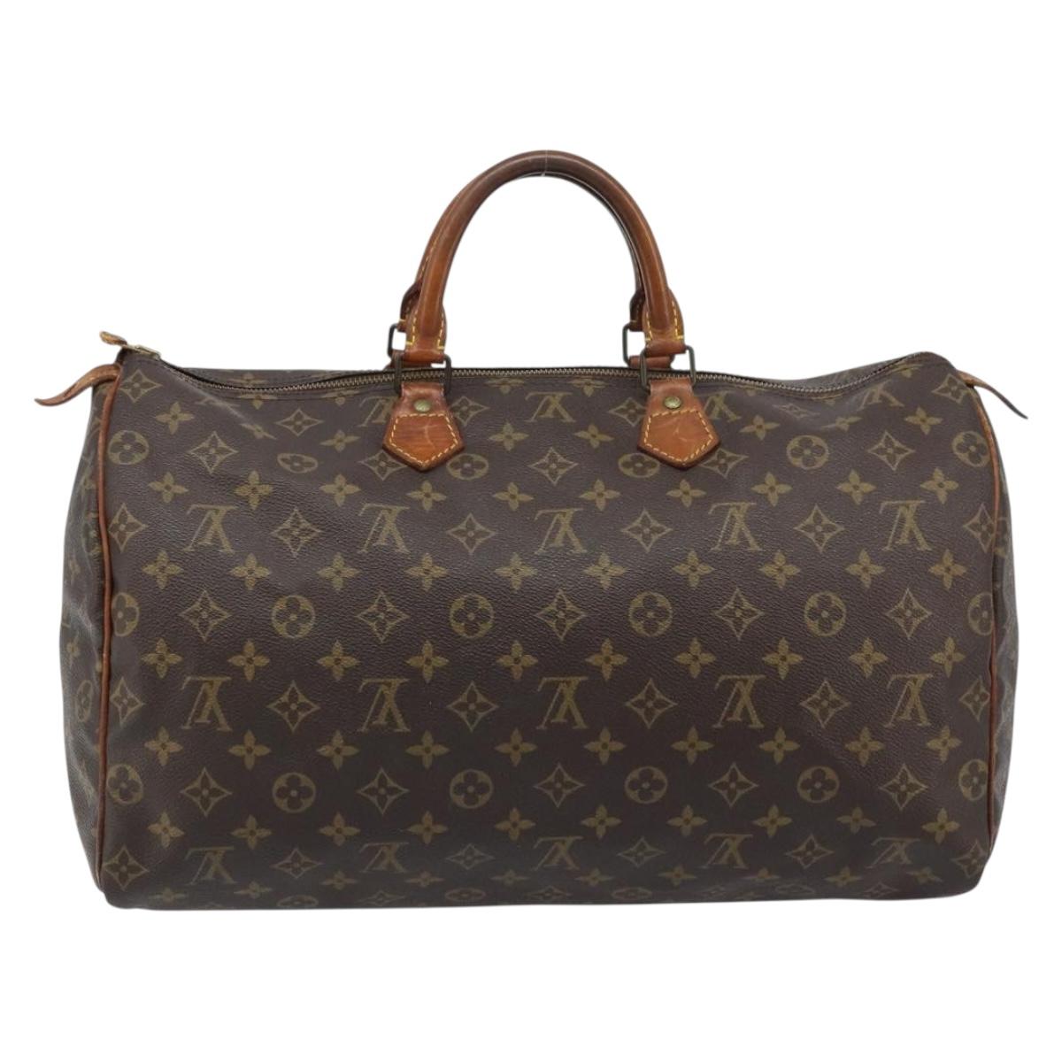 LOUIS VUITTON Monogram Speedy 40 Hand Bag M41522 LV Auth 174447