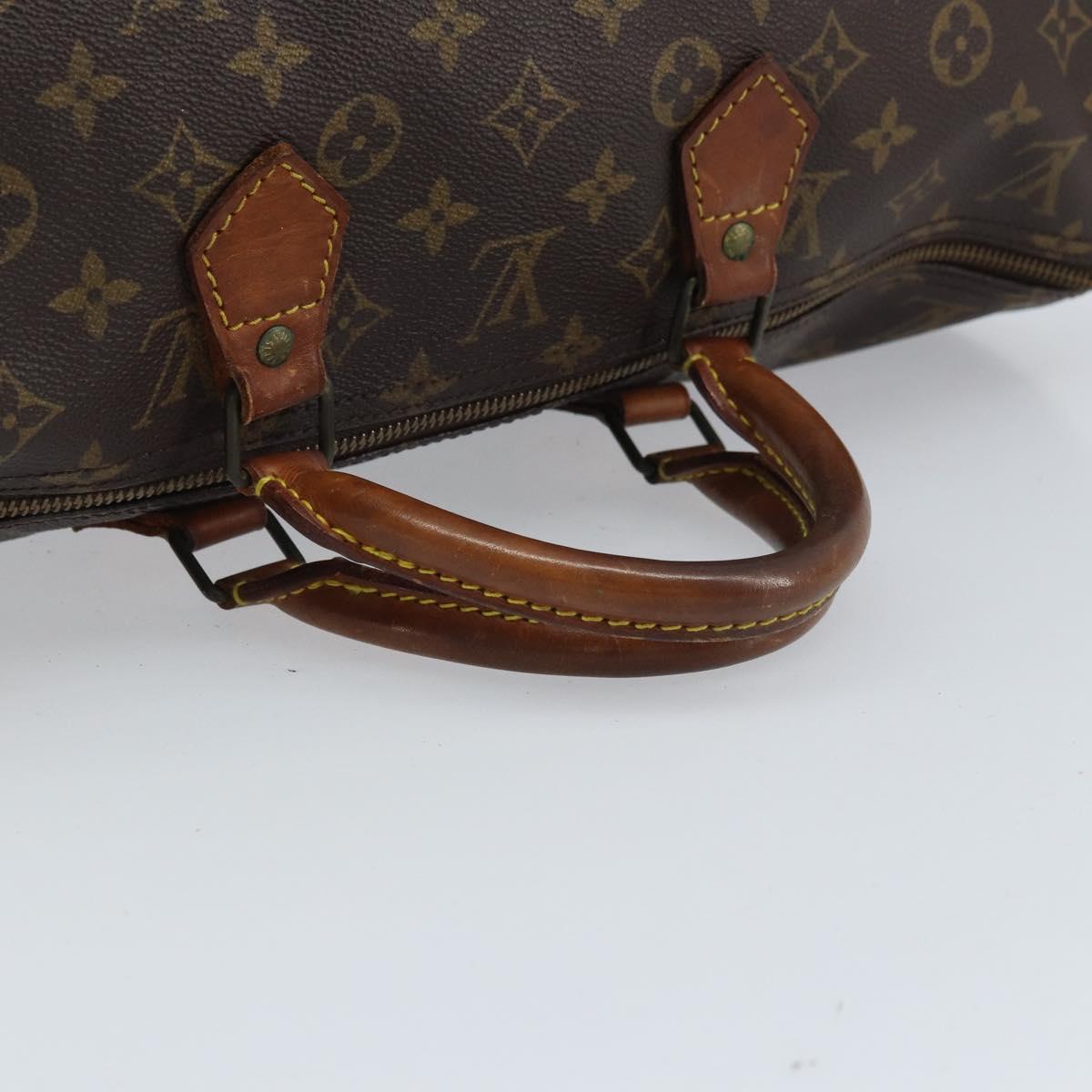 LOUIS VUITTON Monogram Speedy 40 Hand Bag M41522 LV Auth 174447