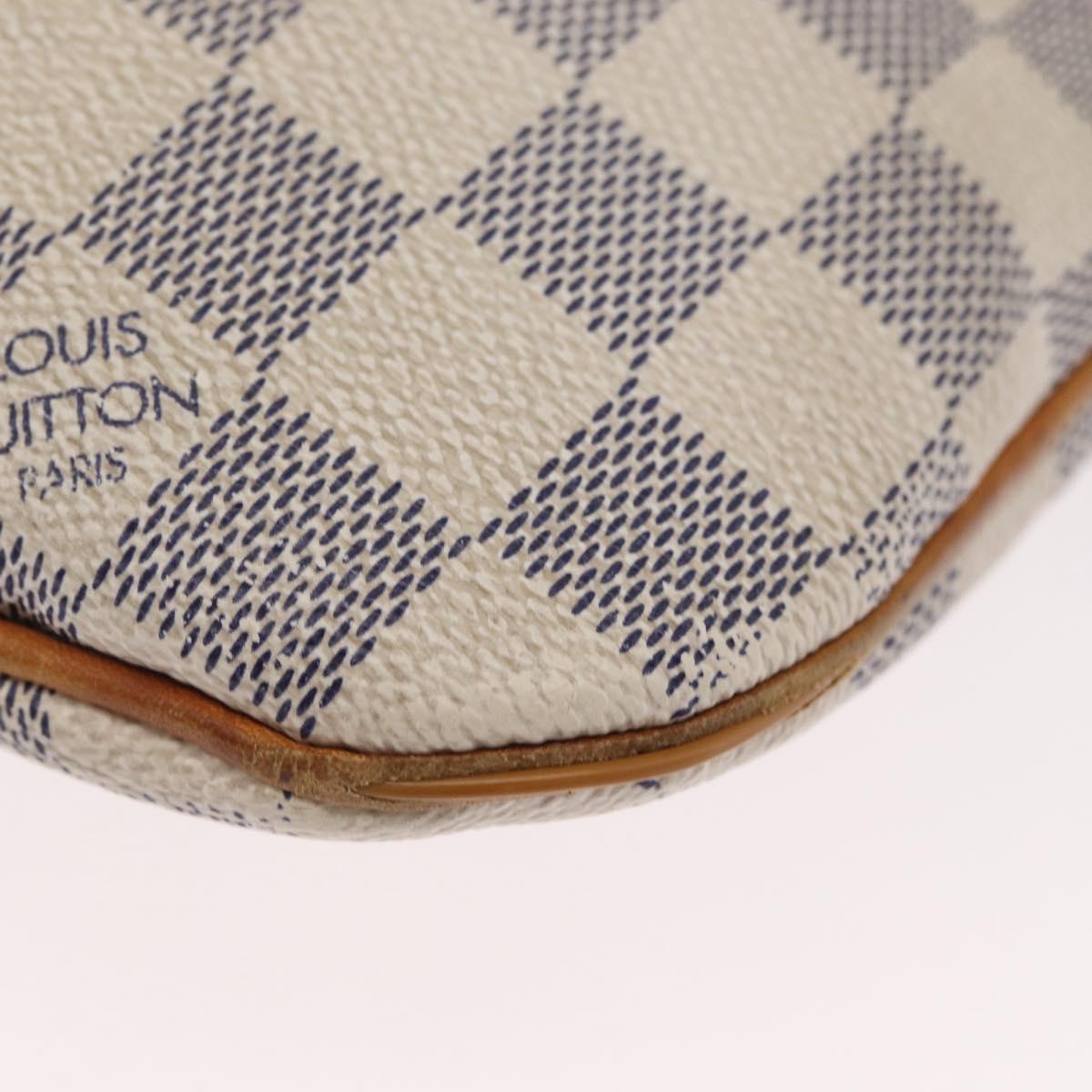LOUIS VUITTON Damier Azur Pochette Bosphore Shoulder Bag N51112 LV Auth 174477