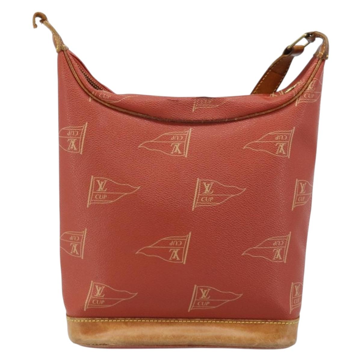 LOUIS VUITTON LV Cup Le Touke Shoulder Bag Red M80027 LV Auth 174480