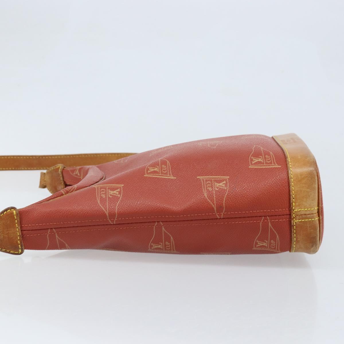 LOUIS VUITTON LV Cup Le Touke Shoulder Bag Red M80027 LV Auth 174480