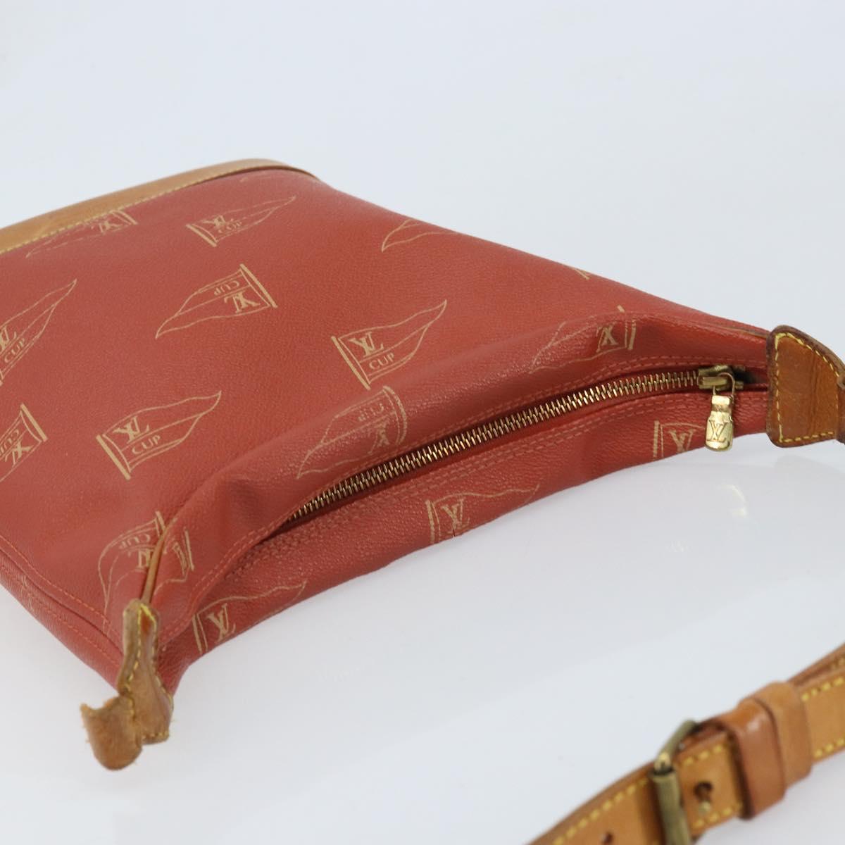 LOUIS VUITTON LV Cup Le Touke Shoulder Bag Red M80027 LV Auth 174480