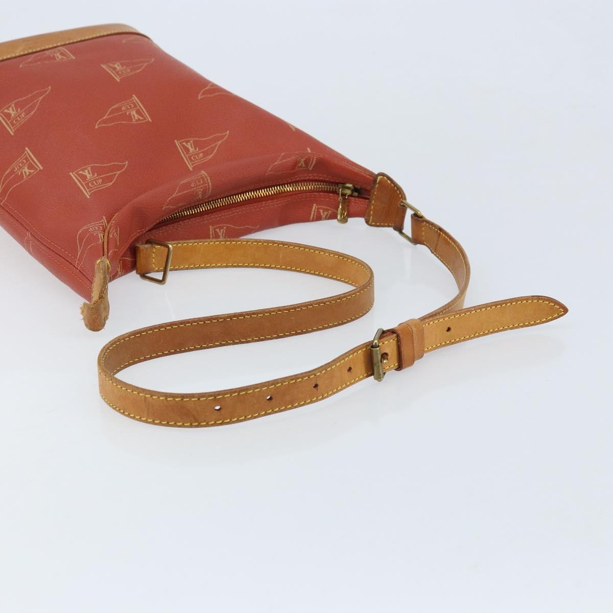 LOUIS VUITTON LV Cup Le Touke Shoulder Bag Red M80027 LV Auth 174480