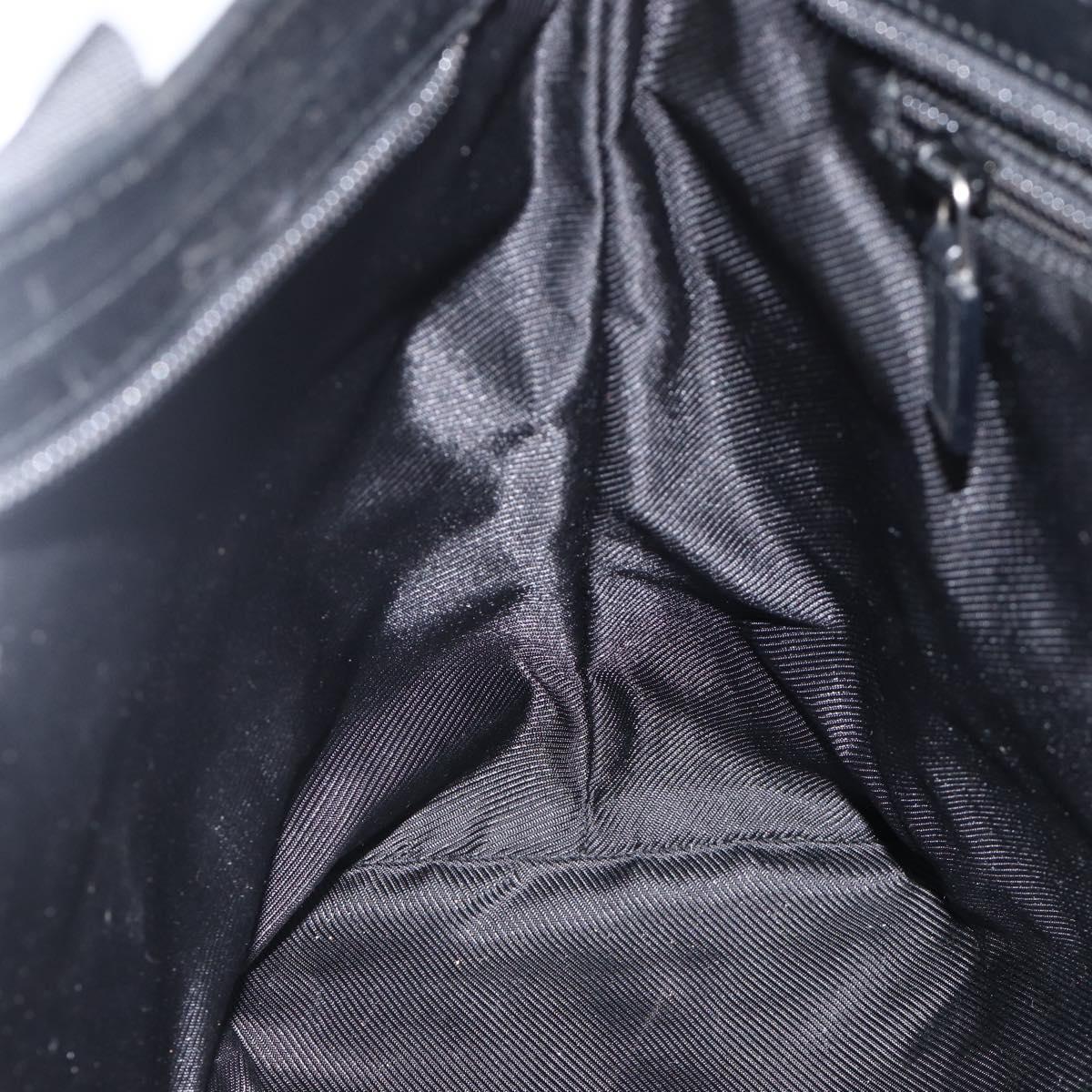 GUCCI GG Canvas Tote Bag Black 019 0426 Auth 174493