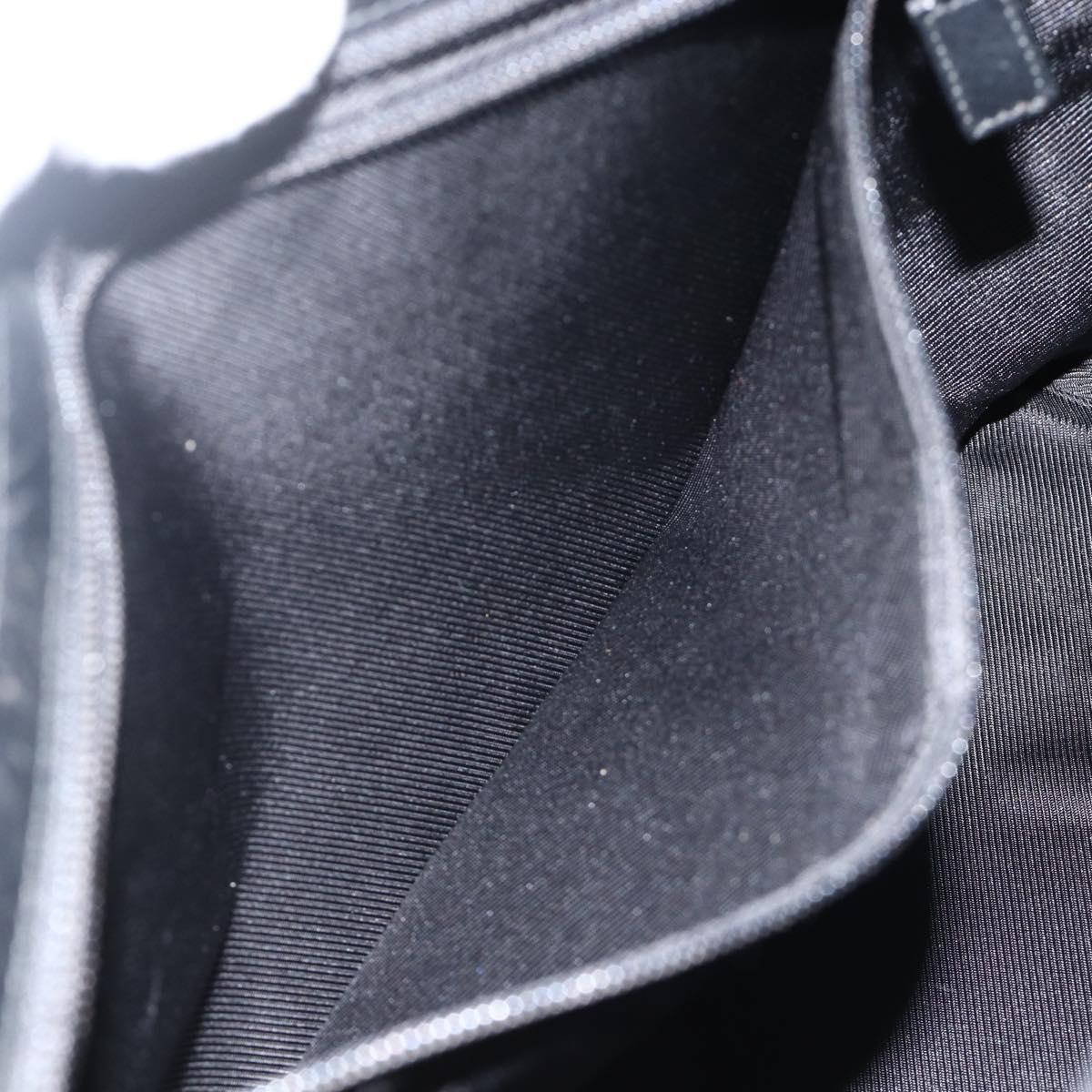 GUCCI GG Canvas Tote Bag Black 019 0426 Auth 174493