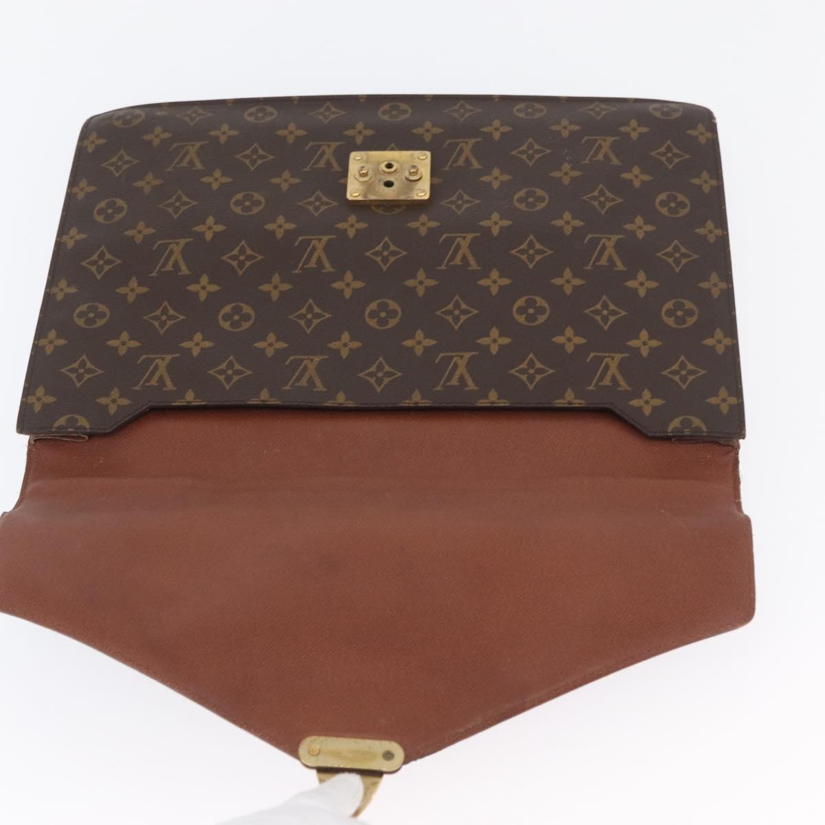 LOUIS VUITTON Monogram Porte Documents Bandouliere Bag M53338 LV Auth 174496