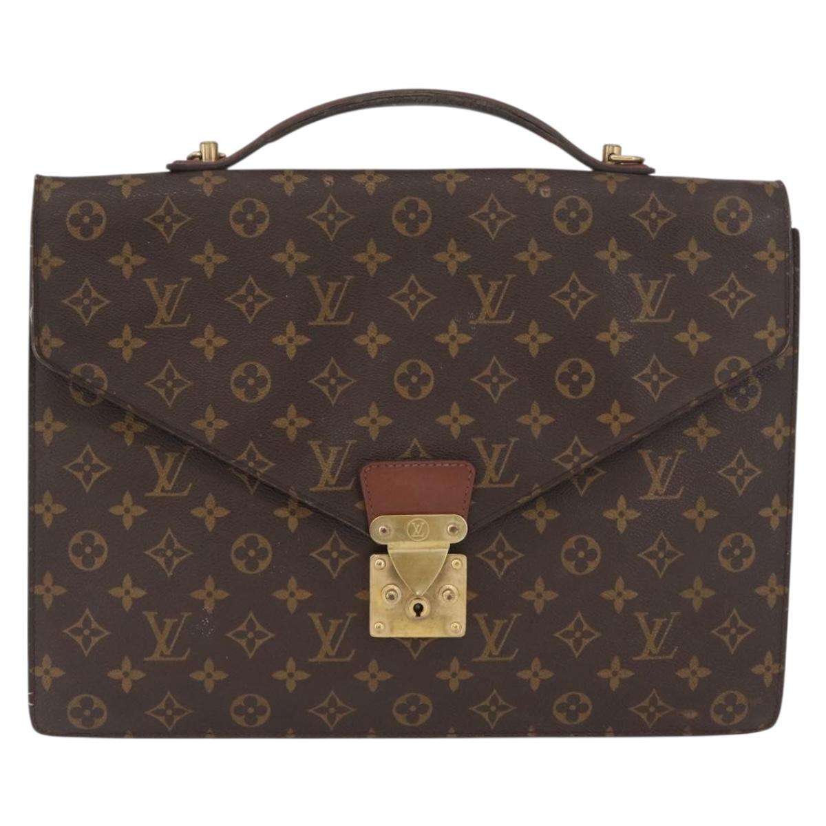 LOUIS VUITTON Monogram Porte Documents Bandouliere Bag M53338 LV Auth 174496