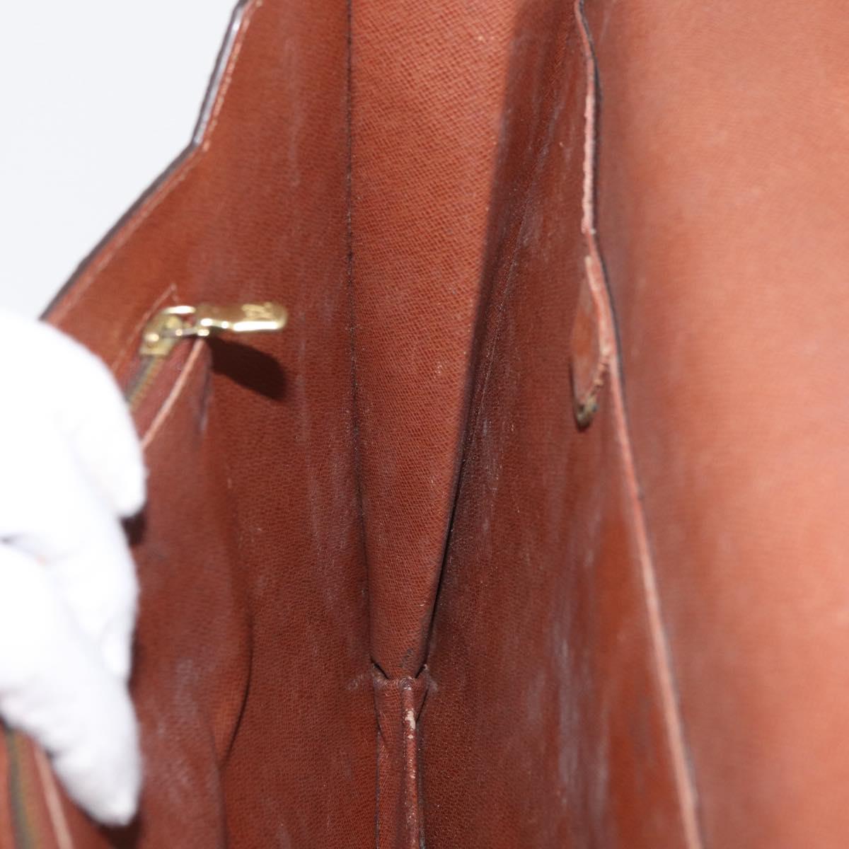 LOUIS VUITTON Monogram Porte Documents Bandouliere Bag M53338 LV Auth 174496