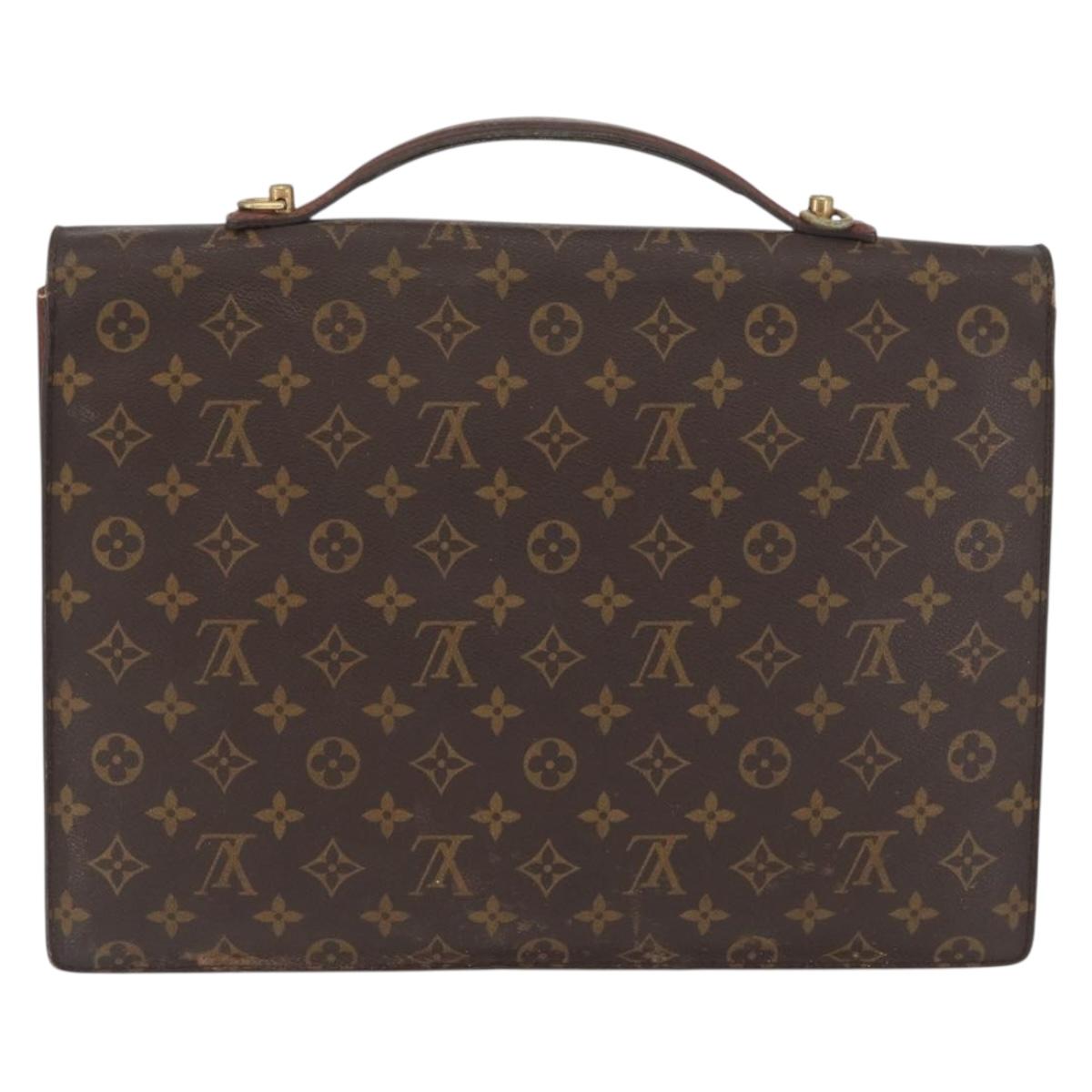 LOUIS VUITTON Monogram Porte Documents Bandouliere Bag M53338 LV Auth 174496