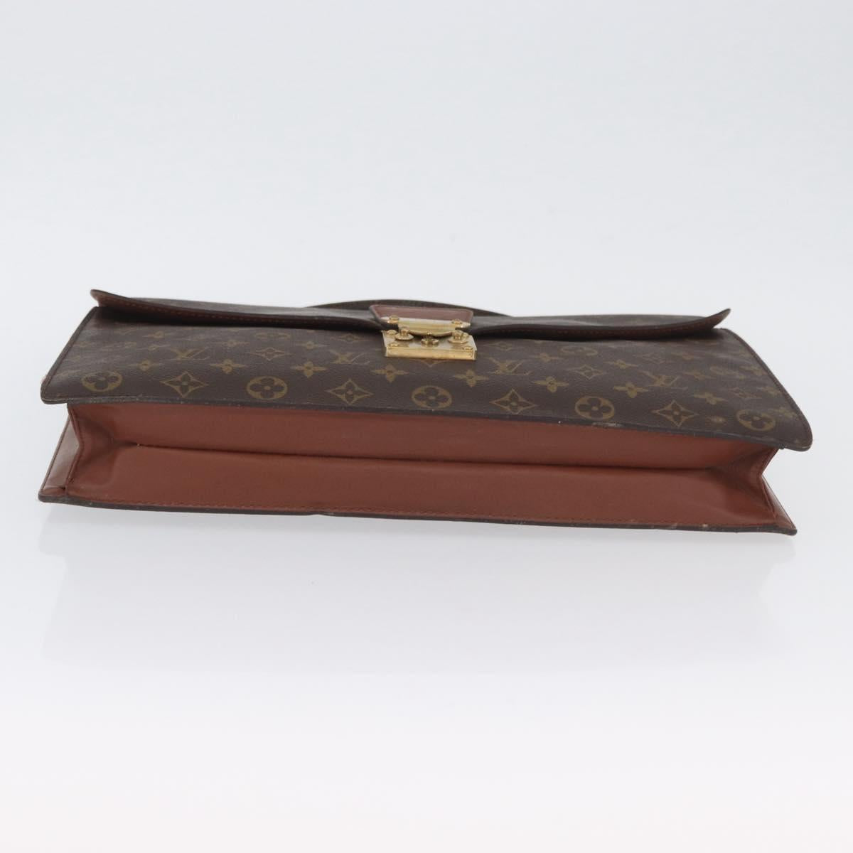 LOUIS VUITTON Monogram Porte Documents Bandouliere Bag M53338 LV Auth 174496
