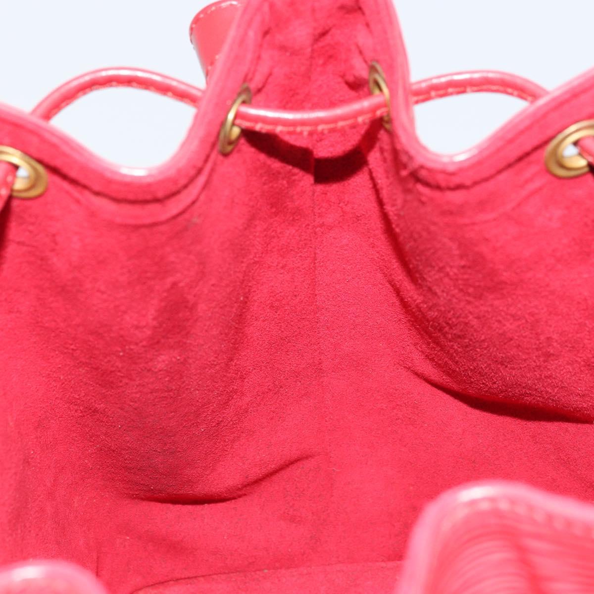 LOUIS VUITTON Epi Petit Noe Shoulder Bag Red M44107 LV Auth 174504