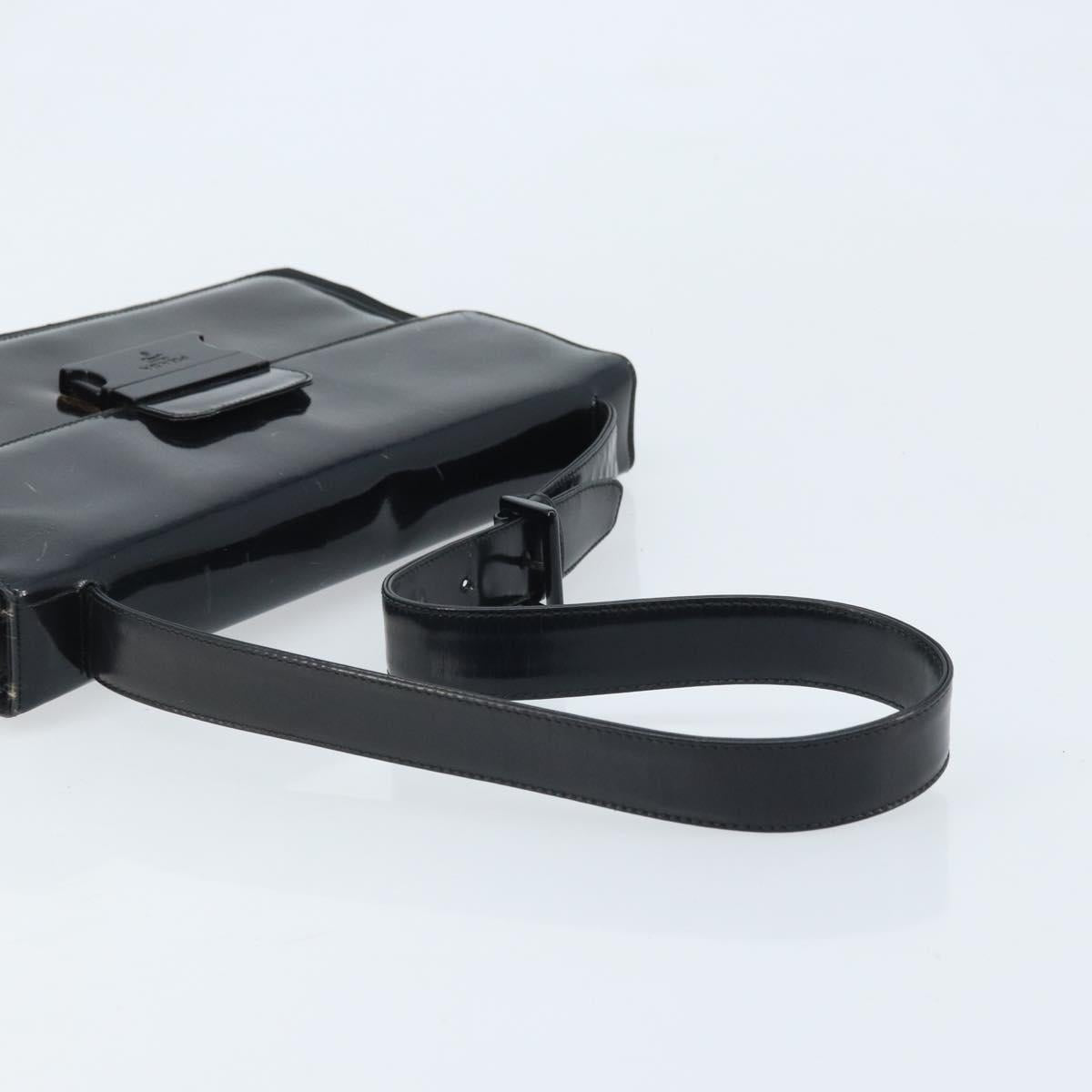 PRADA Shoulder Bag Nylon Black Auth 174527