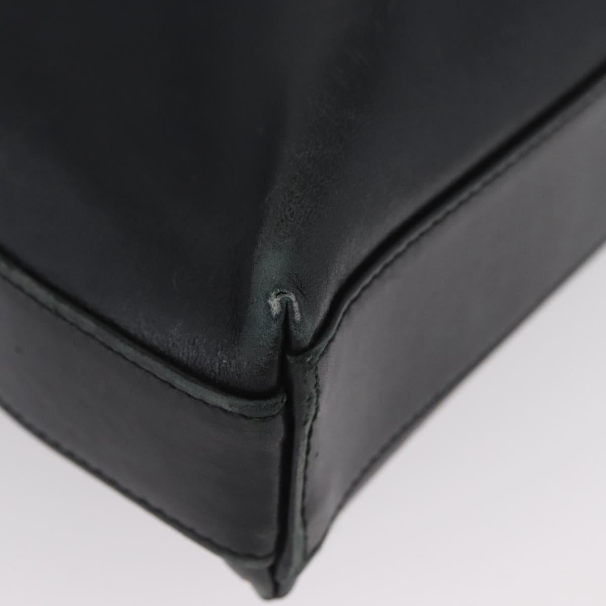 Salvatore Ferragamo Vala Shoulder Bag Leather Black Auth 174573