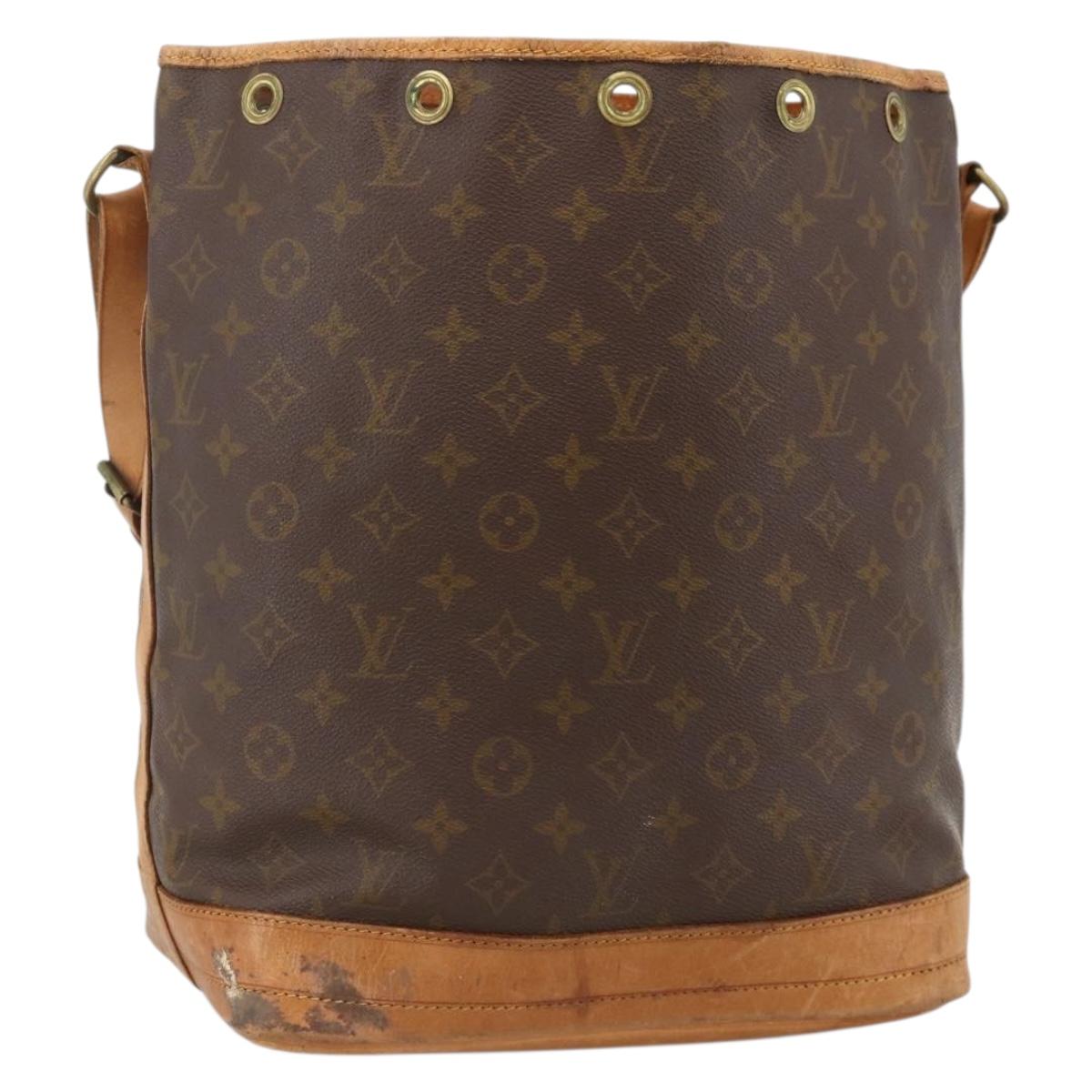 LOUIS VUITTON Monogram Noe Shoulder Bag Vintage M42224 LV Auth 174719