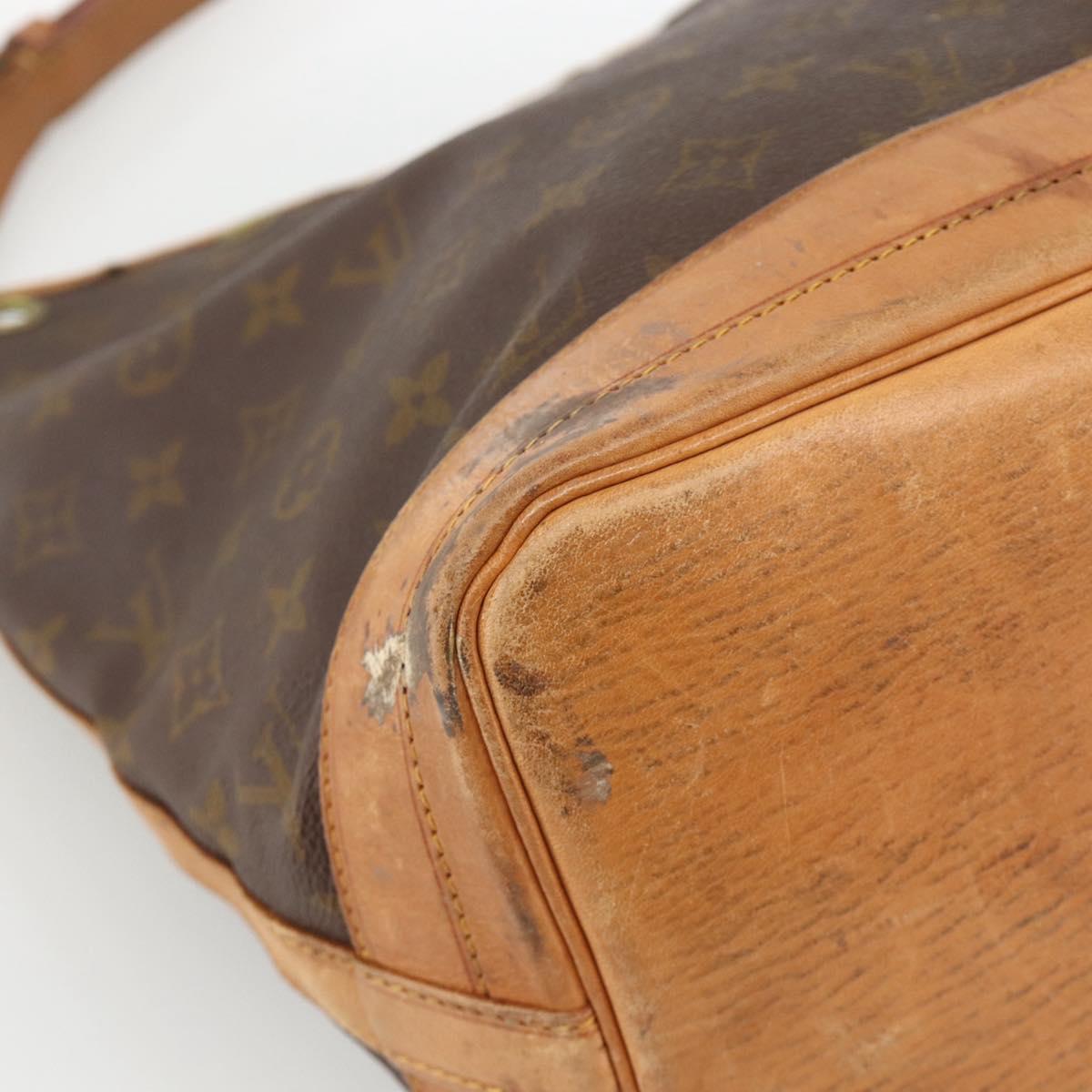 LOUIS VUITTON Monogram Noe Shoulder Bag Vintage M42224 LV Auth 174719